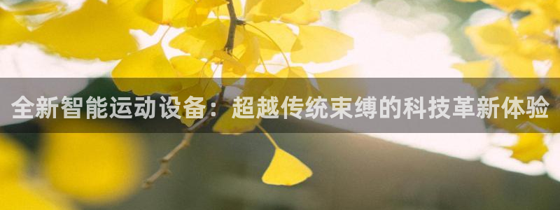 凯捷体育娱乐平台：全新智能运动设备：超越传统束缚的科