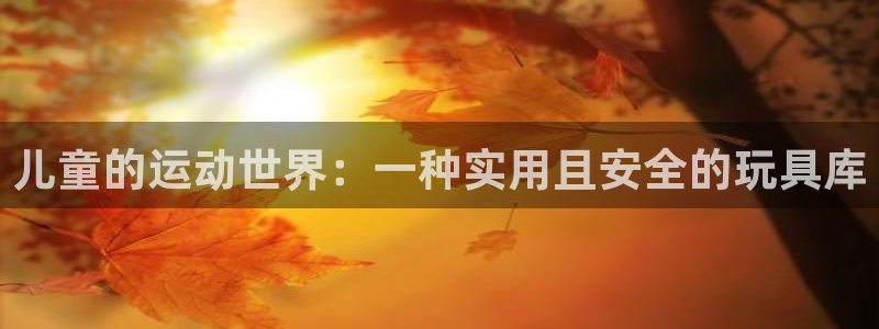 凯捷体育平台APP：儿童的运动世界：一种实用且安全的