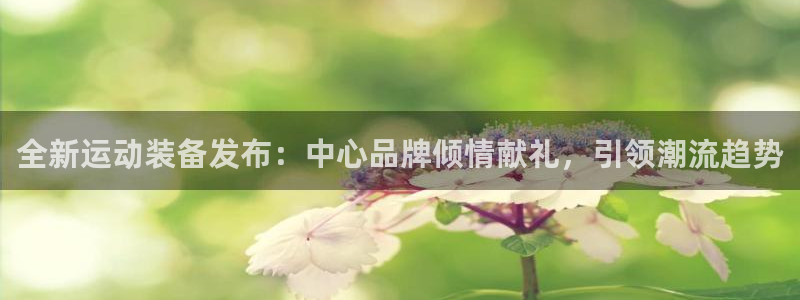 凯捷体育平台注册流程视频：全新运动装备发布：中心品牌