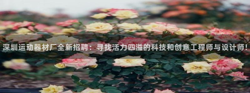 凯捷体育开户：深圳运动器材厂全新招聘：寻找活力四溢的