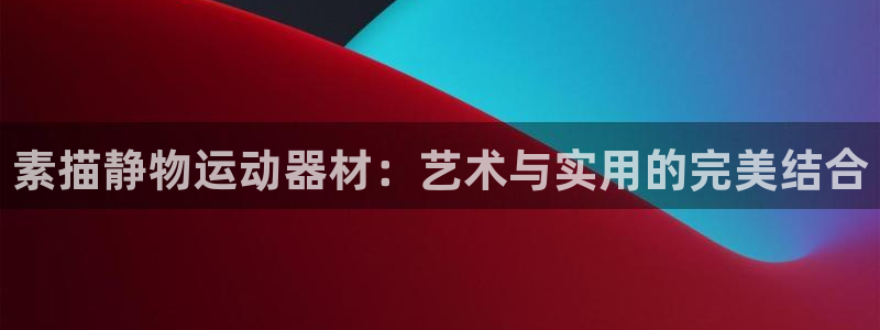 凯捷体育科技：素描静物运动器材：艺术与实用的完美结合