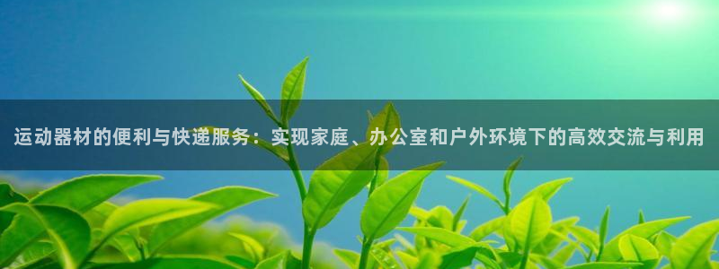 凯捷体育平台是正规平台吗：运动器材的便利与快递服务：
