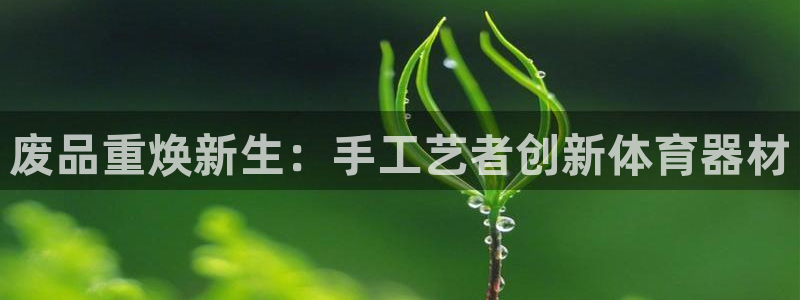 凯捷体育娱乐网站：废品重焕新生：手工艺者创新体育器材