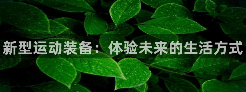 凯捷体育新能源：新型运动装备：体验未来的生活方式