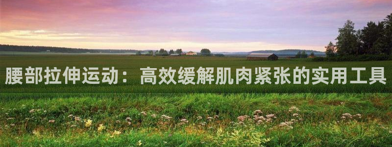 凯捷体育招商电话号码是多少号：腰部拉伸运动：高效缓解