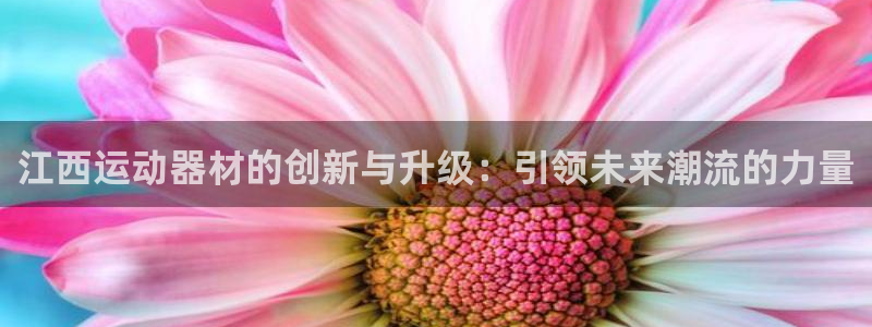 注册凯捷体育：江西运动器材的创新与升级：引领未来潮流